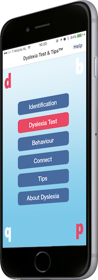 Dyslexia Test & Tips app for IOS