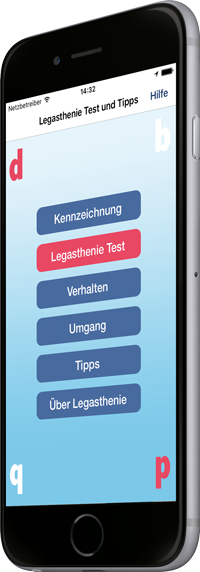 Legasthenie Test und Tipps iOS